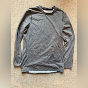 Under Armour Fitted Cold-gear long-sleeve grey top in Medium
